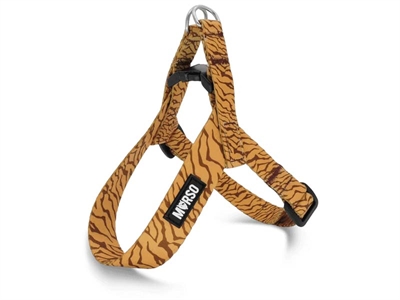 Morso Mini Hondentuig Verstelbaar Gerecycled Jungle Drum Oranje - 24-32 x 1,5 cm