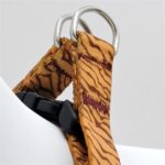 Morso Mini Hondentuig Verstelbaar Gerecycled Jungle Drum Oranje - 24-32 x 1,5 cm