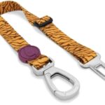 Morso Honden Autogordel Gerecycled Jungle Drum Groen - 40-65 x 2,5 cm Tot 80 kg