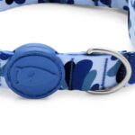 Morso Halsband Hond Gerecycled Splash Blauw - 43-70 x 2,5 cm