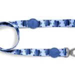 Morso Hondenriem Gerecycled Splash Blauw - 120 x 1,5 cm 6-20 kg