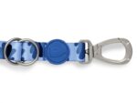 Morso Hondenriem Verstelbaar Gerecycled Splash Blauw - 75-230 x 1,5 cm 4-20 kg