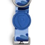 Morso Hondenriem Verstelbaar Gerecycled Splash Blauw - 75-230 x 1,5 cm 4-20 kg