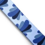 Morso Hondenriem Verstelbaar Gerecycled Splash Blauw - 65-200 x 2,5 cm 20-80 kg