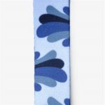 Morso Mini Hondentuig Verstelbaar Gerecycled Splash Blauw - 24-32 x 1,5 cm