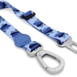 Morso Honden Autogordel Gerecycled Splash Blauw - 40-65 x 1,5 cm Tot 4 kg