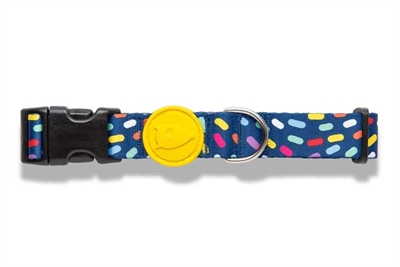 Morso Halsband Hond Gerecycled Color Invaders Paars - 30-42 x 1,5 cm
