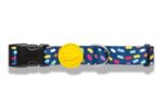 Morso Halsband Hond Gerecycled Color Invaders Paars - 37-58 x 2,5 cm