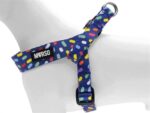 Morso Mini Hondentuig Verstelbaar Gerecycled Color Invaders Paars - 29-38 x 2,5 cm