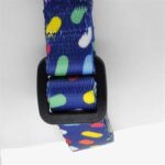 Morso Mini Hondentuig Verstelbaar Gerecycled Color Invaders Paars - 29-38 x 2,5 cm