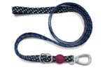 Morso Hondenriem Verstelbaar Gerecycled Power Flow Zwart - 75-230 x 1,5 cm 4-20 kg