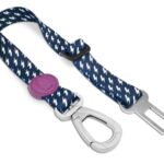 Morso Honden Autogordel Gerecycled Power Flow Zwart - 40-65 x 1,5 cm Tot 4 kg