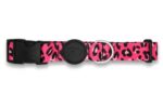 Morso Halsband Hond Gerecycled Bubble Leo Roze - 37-58 x 2,5 cm