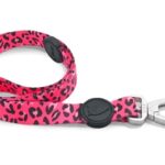 Morso Hondenriem Gerecycled Bubble Leo Roze - 120 x 1,5 cm Tot 6 kg