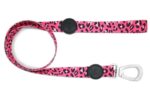 Morso Hondenriem Gerecycled Bubble Leo Roze - 120 x 1,5 cm Tot 6 kg