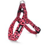 Morso Mini Hondentuig Verstelbaar Gerecycled Bubble Leo Roze - 29-38 x 2,5 cm
