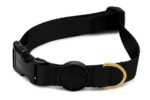 Morso Halsband Hond Gerecycled Gold Caviar Goud - 30-42 x 1,5 cm