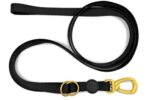 Morso Hondenriem Verstelbaar Gerecycled Gold Caviar Goud - 65-200 x 2,5 cm 20-80 kg