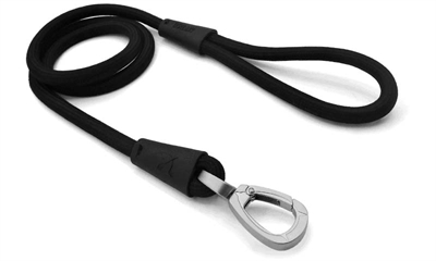 413889.jpg Morso Hondenriem Soft Rope Gerecycled Black Zwart - 120 x 1 cm