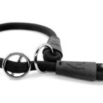 Morso Half Slip Halsband Hond Soft Rope Gerecycled Black Zwart - 45 x 1 cm