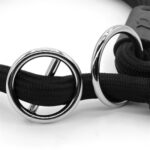 Morso Half Slip Halsband Hond Soft Rope Gerecycled Black Zwart - 50 x 1 cm