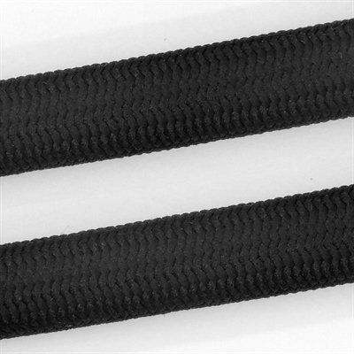 Morso Half Slip Halsband Hond Soft Rope Gerecycled Black Zwart - 55 x 1 cm