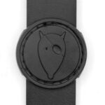 Morso Halsband Hond Waterproof Gerecycled Black Zwart - 33-41 x 1,5 cm