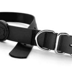 Morso Halsband Hond Waterproof Gerecycled Black Zwart - 38-46 x 1,5 cm