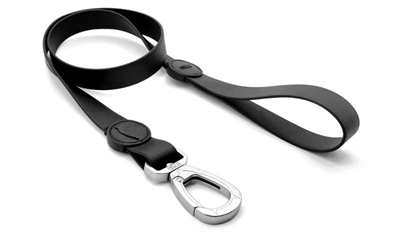 413901.jpg Morso Hondenriem Waterproof Gerecycled Black Zwart - 100 x 2,5 cm