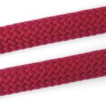 Morso Half Slip Halsband Hond Regular Rope Gerecycled Red Velvet Rood - 50 x 1 cm