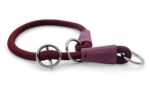 Morso Half Slip Halsband Hond Soft Rope Gerecycled Plum Paars - 50 x 1 cm
