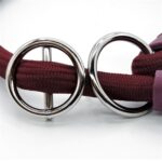 Morso Half Slip Halsband Hond Soft Rope Gerecycled Plum Paars - 55 x 1 cm