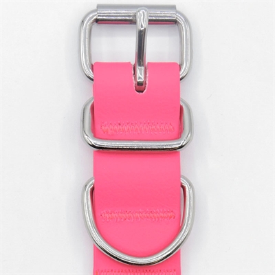 Morso Halsband Hond Waterproof Gerecycled Passion Pink Roze - 23-31 x 1,5 cm