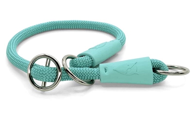 Morso Half Slip Halsband Hond Regular Rope Gerecycled Aquamarine Blauw - 55 x 1 cm