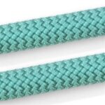 Morso Half Slip Halsband Hond Regular Rope Gerecycled Aquamarine Blauw - 60 x 1 cm