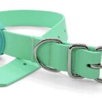 Morso Halsband Hond Waterproof Gerecycled Carribean Green Groen - 33-41 x 1,5 cm