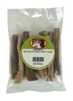 Petsnack Buffelstaart Met Huid - 200-250 g