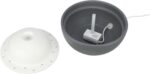 Trixie Vital Dome Drinkfontein Keramiek Grijs / Wit - 1,5 l 20 x 10 x 20 cm