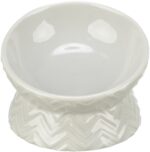 Trixie Verhoogde Voerbak / Waterbak Keramiek Licht Taupe - 150 ml 13 cm