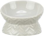 Trixie Verhoogde Voerbak / Waterbak Keramiek Licht Taupe - 150 ml 13 cm