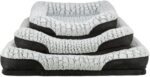 Trixie Vital Hondenmand Lino Hoekig Zwart / Grijs - 70 x 55 cm