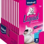 Vitakraft Cat Liquid Snack Zalm & Omega - 11 x 6 stuks