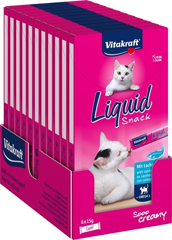 415193.jpg Vitakraft Cat Liquid Snack Zalm & Omega - 11 x 6 stuks