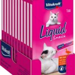 Vitakraft Cat Liquid Snack Eend & B-Glucaan - 11 x 6 stuks