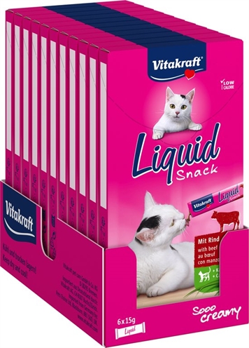 415196.jpg Vitakraft Cat Liquid Snack Rund & Inuline - 11 x 6 stuks