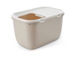 Savic Kattenbak Hop In Giant Wit / Mokka - 74 x 50 x 43,5 cm