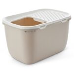 Savic Kattenbak Hop In Giant Wit / Mokka - 74 x 50 x 43,5 cm