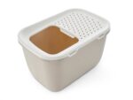 Savic Kattenbak Hop In Giant Wit / Mokka - 74 x 50 x 43,5 cm