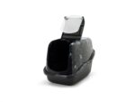 Savic Kattenbak Nestor Marble Zwart / Wit - 56 x 39 x 38,5 cm