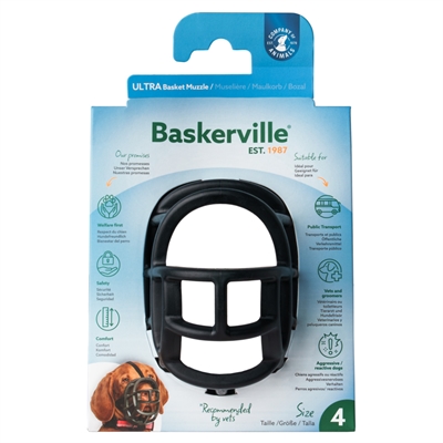 Baskerville Ultra Muzzle Muilkorf - Nr 4